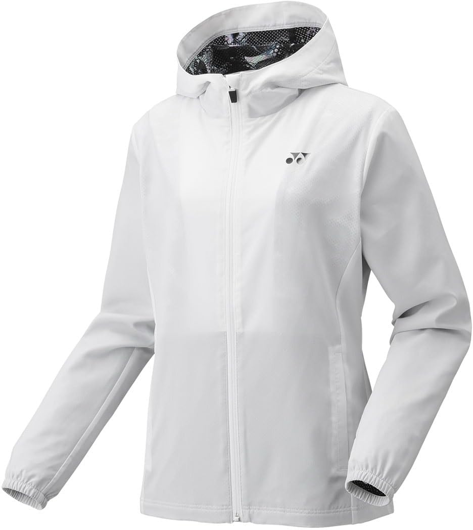 

Yonex Lined Hoodie White Women s Warm-Up (Fit Style) (011)