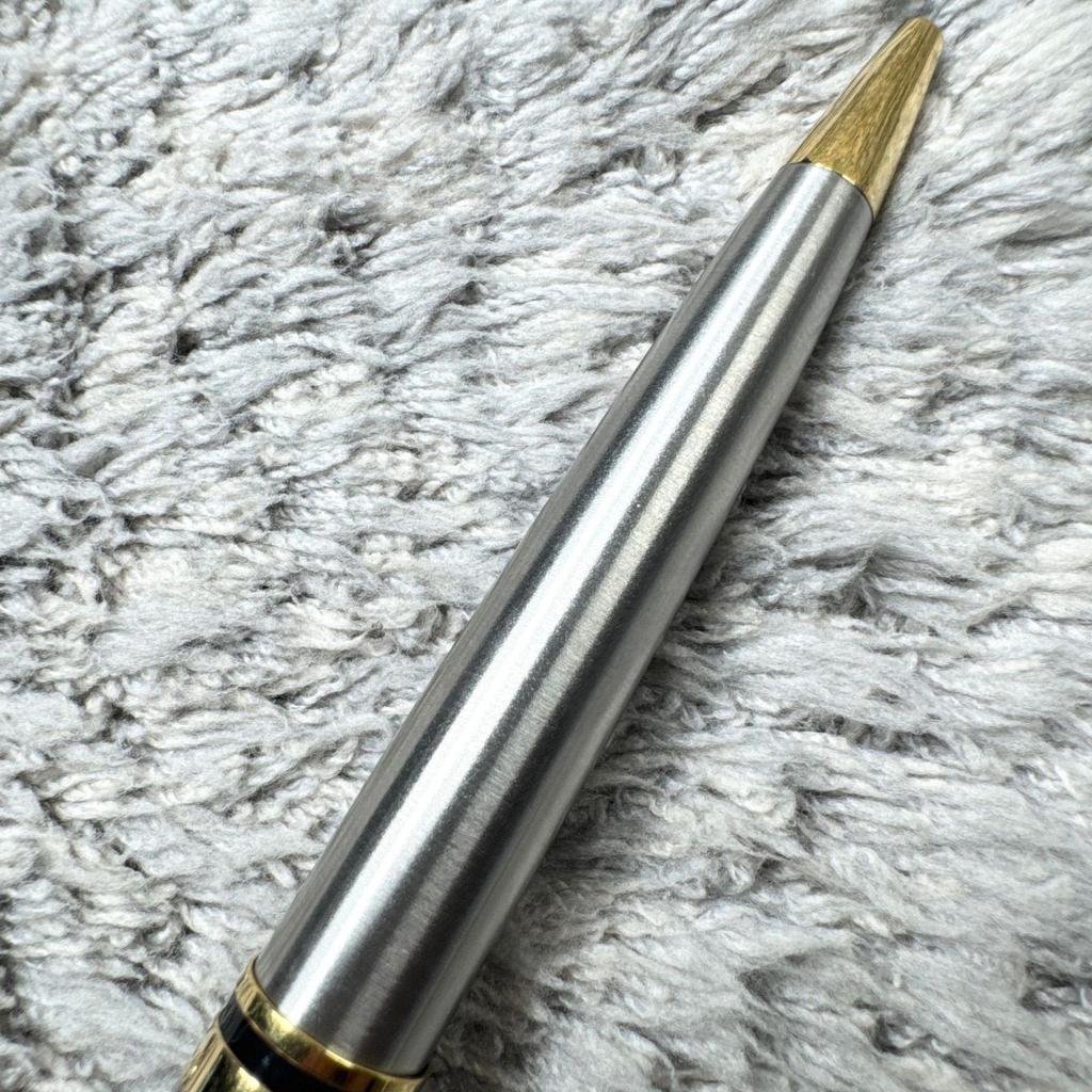 Used WATERMAN Ballpoint Pen Silver Gold