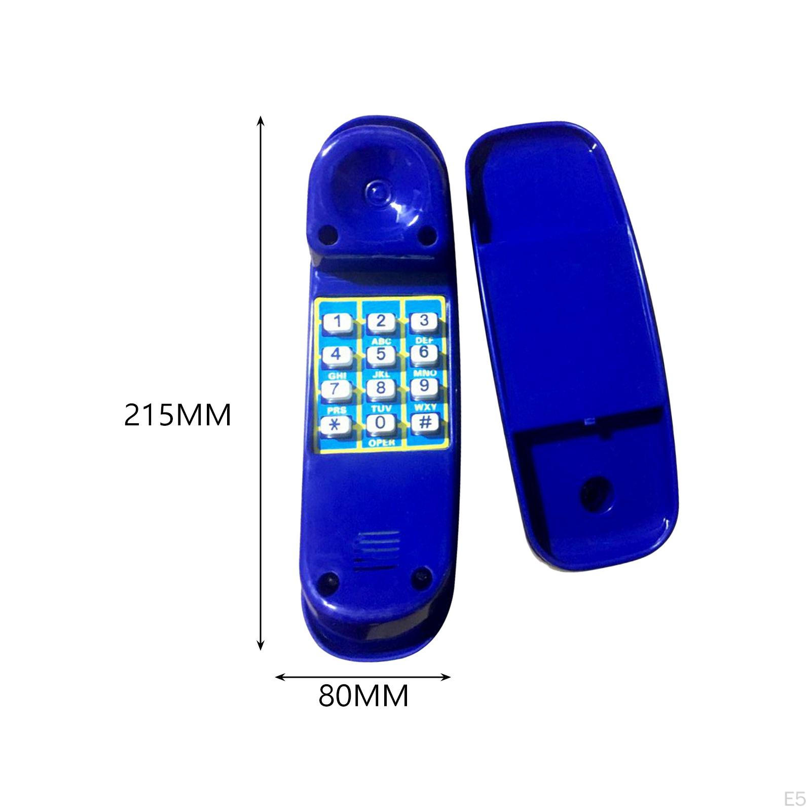 Детский игровой домик-телефон для интерактивного обучения синий — фото 7