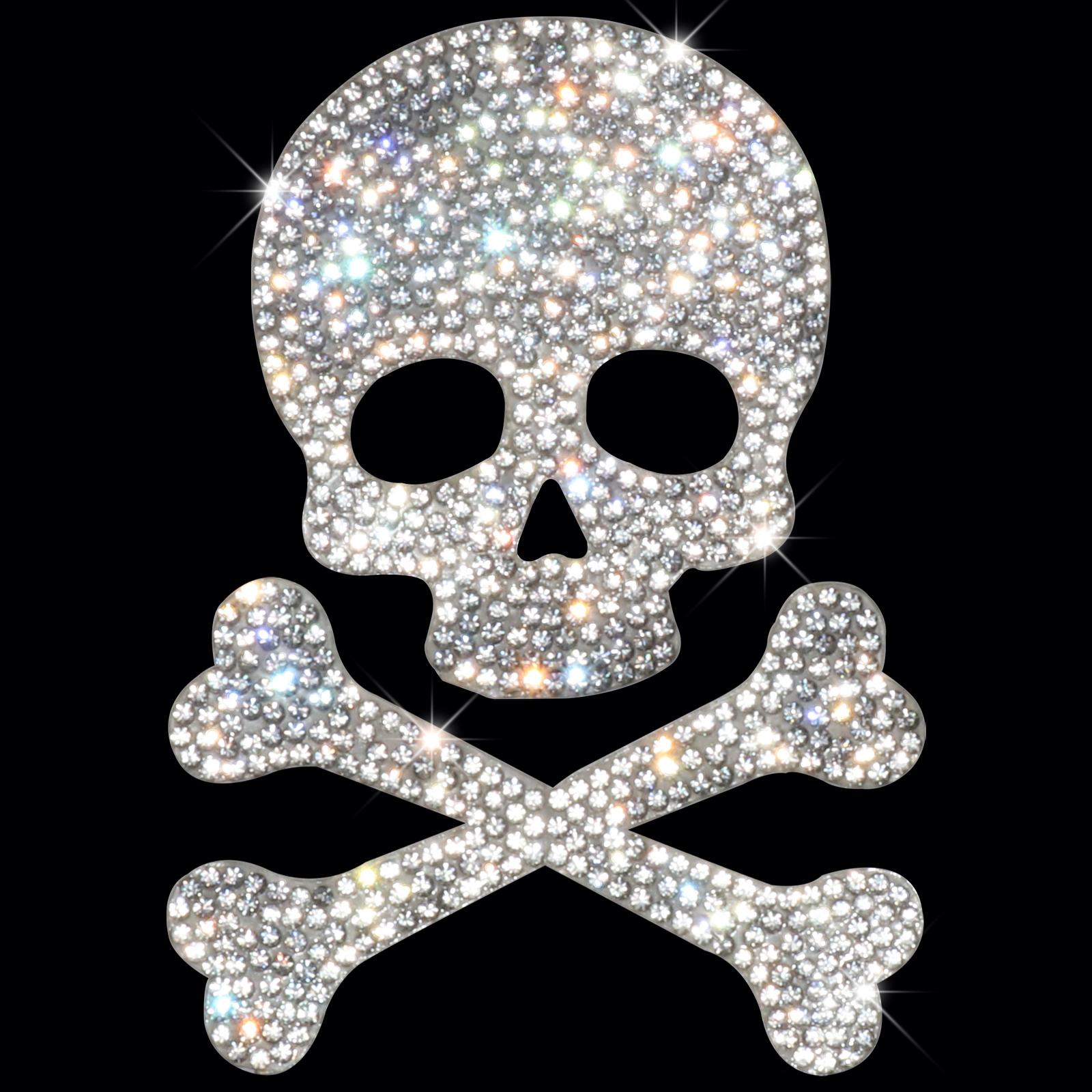 

HungMieh Автомобильные наклейки Bling Горный хрусталь Наклейки на череп и наклейки Самоклеящиеся