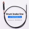 Premium Drum Brake Cable - Wear-Resistant, Flexible, Compatible with Most 2-Wheel Vehicles, Long-Lasting Brake Performance