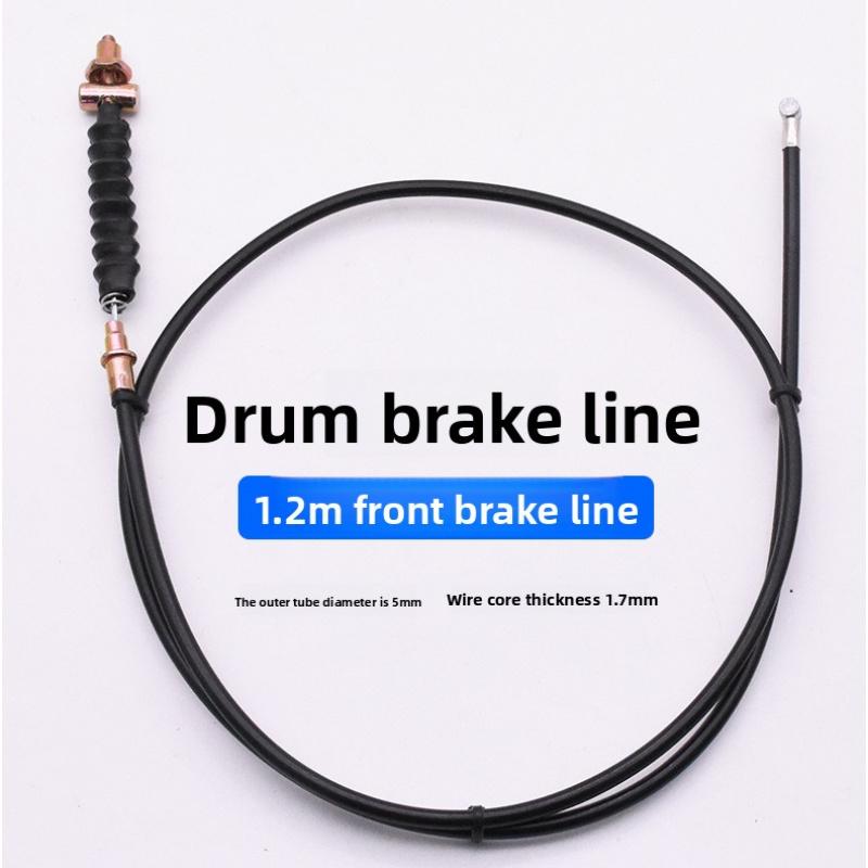 Premium Drum Brake Cable - Wear-Resistant, Flexible, Compatible with Most 2-Wheel Vehicles, Long-Lasting Brake Performance
