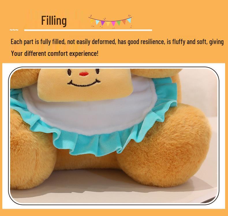Butter Bear Plush Doll - Trendy Birthday Gift for Girls