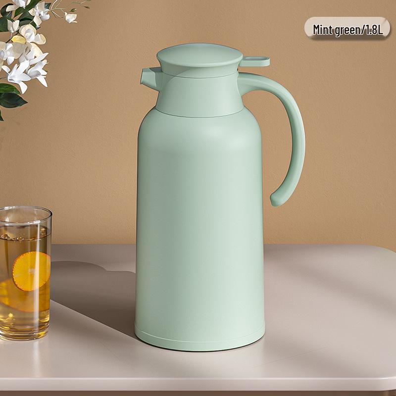 Portable Thermos Flask with Temperature Display, Large Capacity, Glass Liner, Insulated for Home, Dorm, or Travel Use
