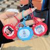 Nezha Luminous TV Keychain with Light - Student Backpack Pendant Ornament.