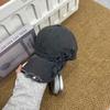 Streetwear Baseball Cap With Embroidered Letters And Wide Brim For Summer Sun Protection