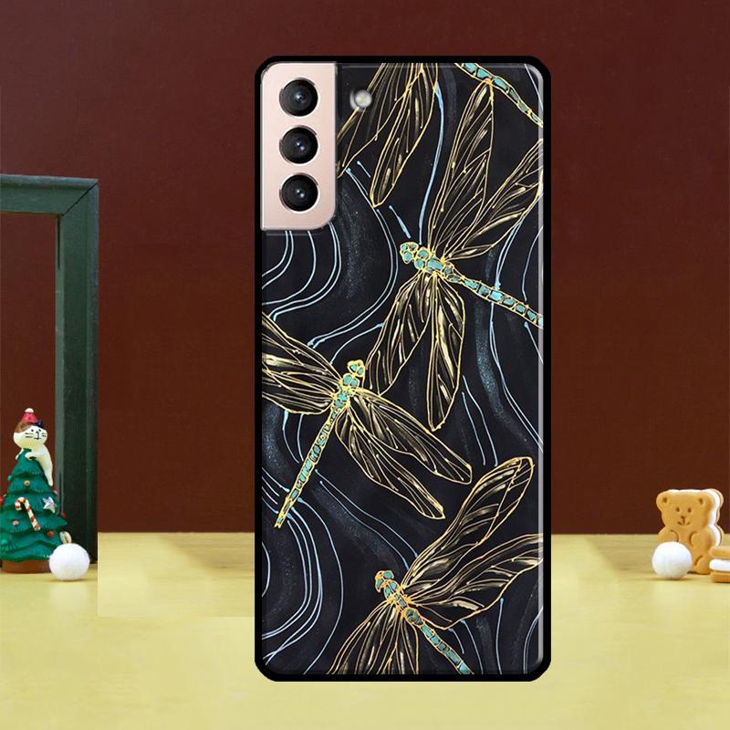 Dragonfly Animal Art Case For Samsung Galaxy S23 S22 Ultra S21 Ultra S21 FE S9 S10 Note 10 Plus S20 FE Back Cover