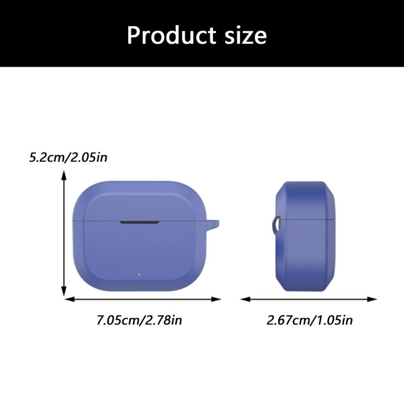 Headphone Cover Shockproof Wrap Case Skin Antiscratch Guard Washable Silicone Housing Shell Enhances Grip for Nord Buds