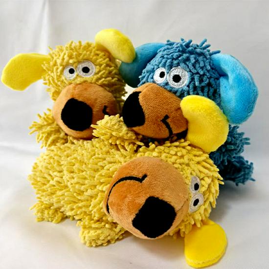 Plush Dog Teething Toy with Sound - Small, Medium, Large Breeds