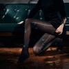 Shiny Oil Gloss Silky Pantyhose Butterfly Printed Sexy Tights Sexy Women's Leggings  Party