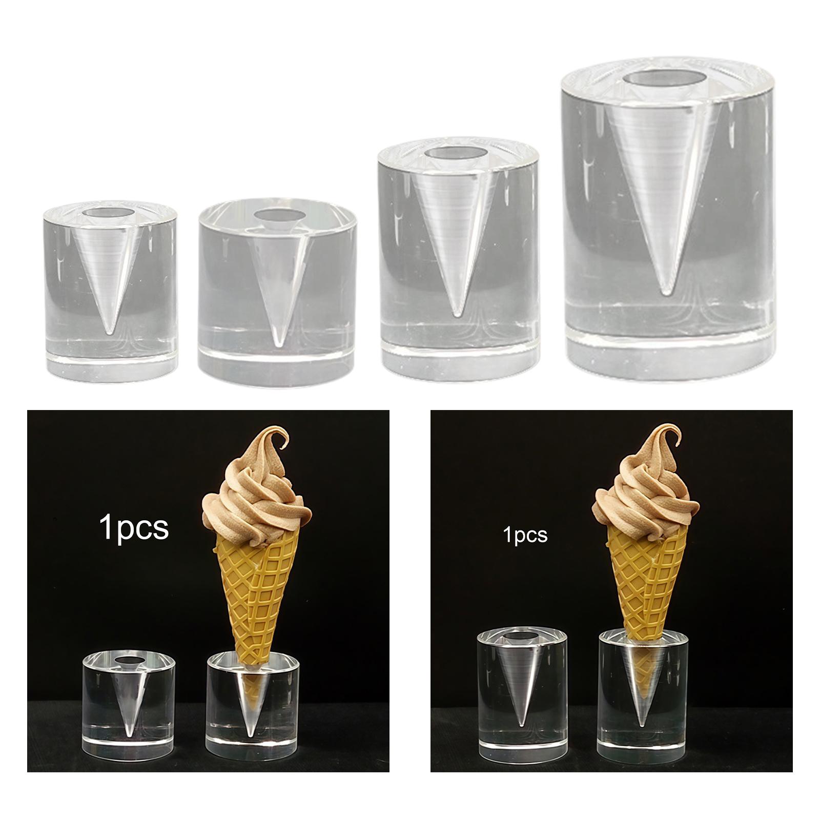 

Ice Cream Cone Holder Stand Display Stand Pastry Rack Shelf for Weddings S