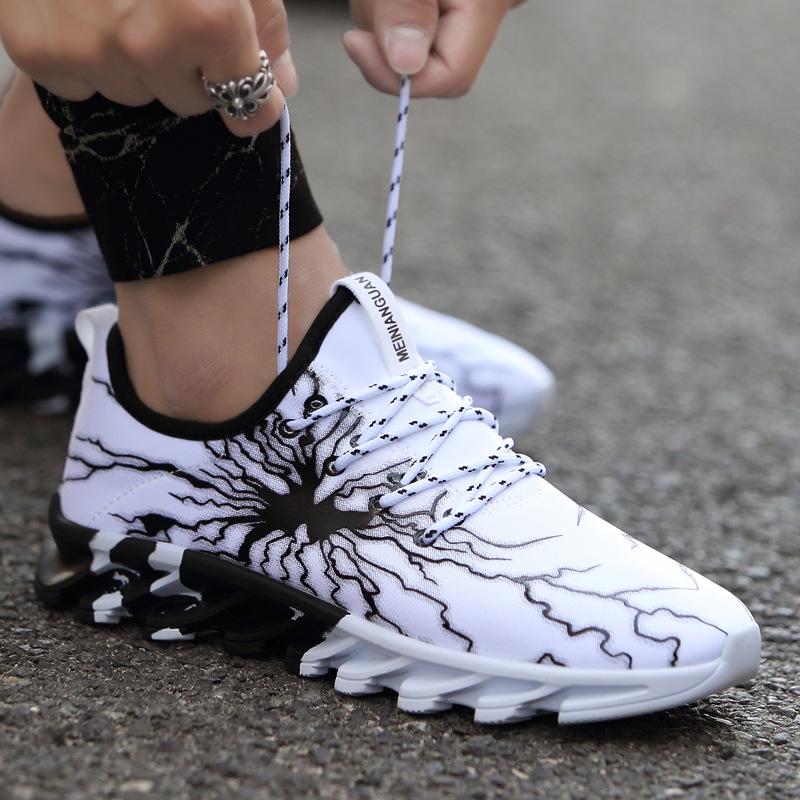 Casual Breathable Men Shoes Anti-slip Outdoor 2024 New Fashion Simple Comfortable Running Sneakers Casual Shoes Autumntime