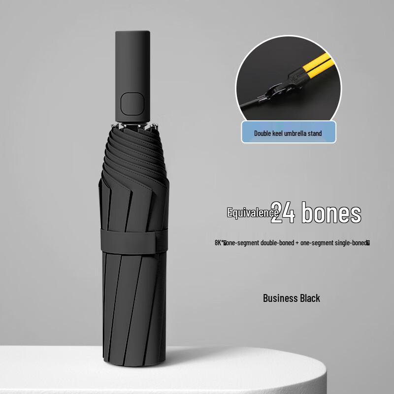 OEING Fully Automatic 24-Rib Windproof UV Protection Umbrella