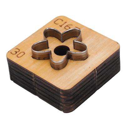 Leather Cutting Die Flower Shaped Metal Leathercraft Cutter Punching Mold Crafting Tool for Paper Art