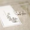925 Sterling Silber Schmetterling Diamant Ohrringe für Damen - Schlichter, modischer Schmuck im koreanischen Stil