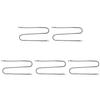 5pcs Curb Chain 4 Side Milled Straight Buckle 1.2meter DIY Decorative Craft Curb Chain for Jewelry Accessories