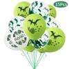 Dino Party Supplies Dinosaur Balloons Paper Straws Cups Plates Kids Boy Birthday Party Decoration Jungle Dinosaur Party Decor