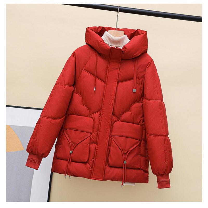 Casual Cotton Coat Women's Mid-length New Winter Loose Warm Cotton Coat Jacket Plus Size Women's Clothing