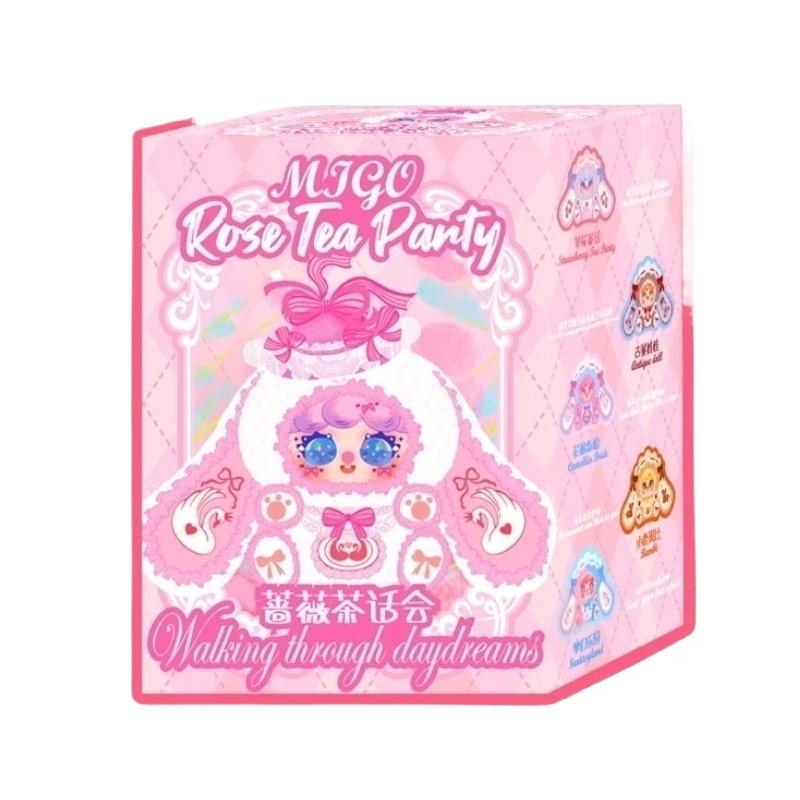 

Migo Rose Tea Party 600% Plush Blind Box Mystery Surprise Toy Doll Popular Decor Birthday Present Collectible Plush Toy