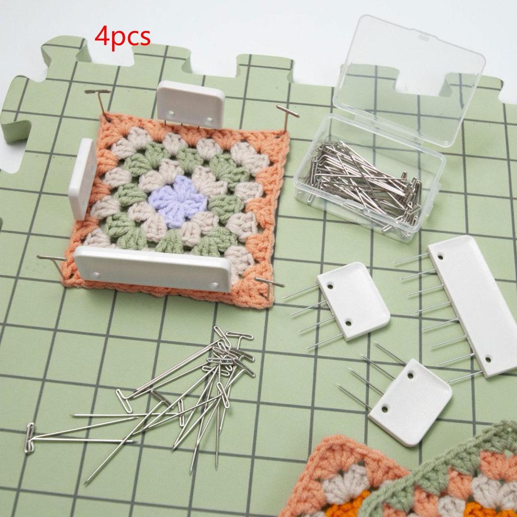 Stitch Blocking Mat Set with Grid Lines, Multifunctional Versatile DIY Blocking
