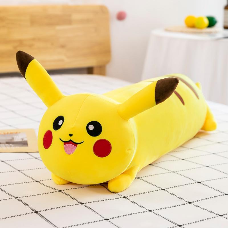Pikachu Doll Plush Toy Throw Pillow Girl Sleeping Bed Doll Long Legs Rag Doll Birthday
