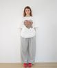 RONRON Pony Heart Over Fit T Shirt White