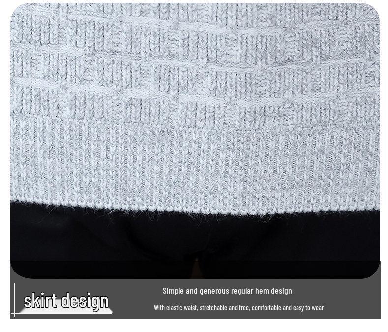 Herren Pullover aus dicker Strickware für Herbst/Winter - Hohe Qualität, Rundhals, Freizeitkleidung