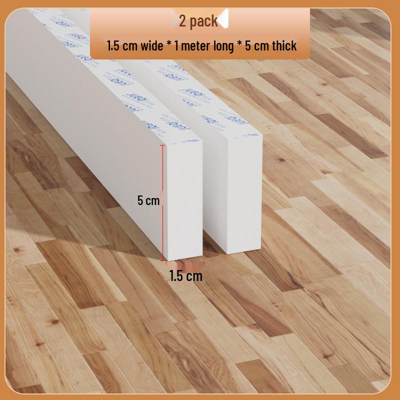 Samoprzylepny biały pasek z gumy piankowej: Uszczelka do drzwi i okien, amortyzująca, dźwiękoszczelna, podkładka antykolizyjna do urządzeń mechanicznych.