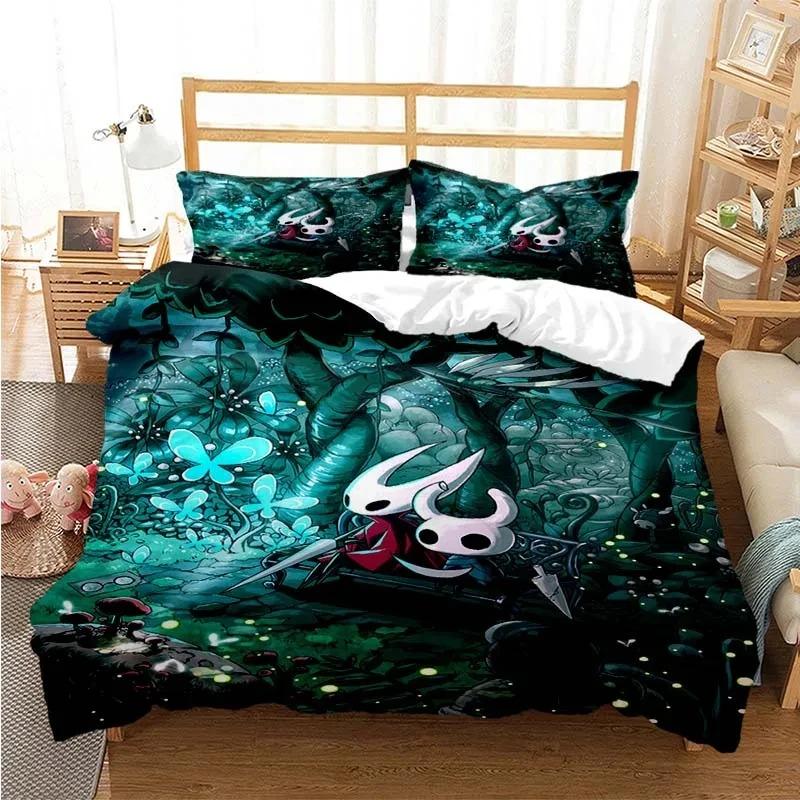 3D Hollow Knight Fashion Digital Printing Bedding Set Duvet Cover Comforter Bed Single Twin Full Queen Youth Girl Boys Gift