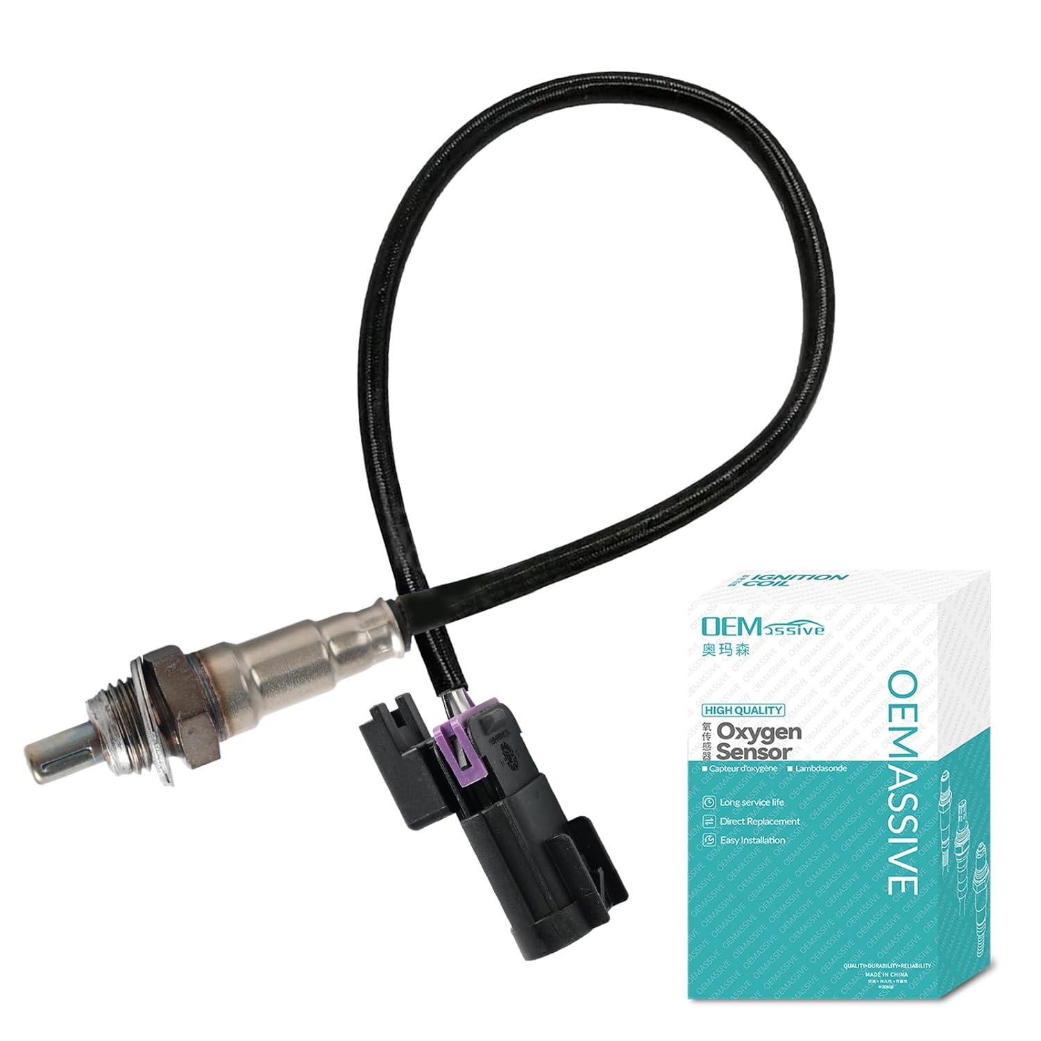 4016021 4013979 1PCS O2 Oxygen Sensor for Polaris RZR 570 XP 1000 XP 4 1000 Turbo,Oxygen Sensor Extension Harness for Chieftain 2015-2016,for RZR 170