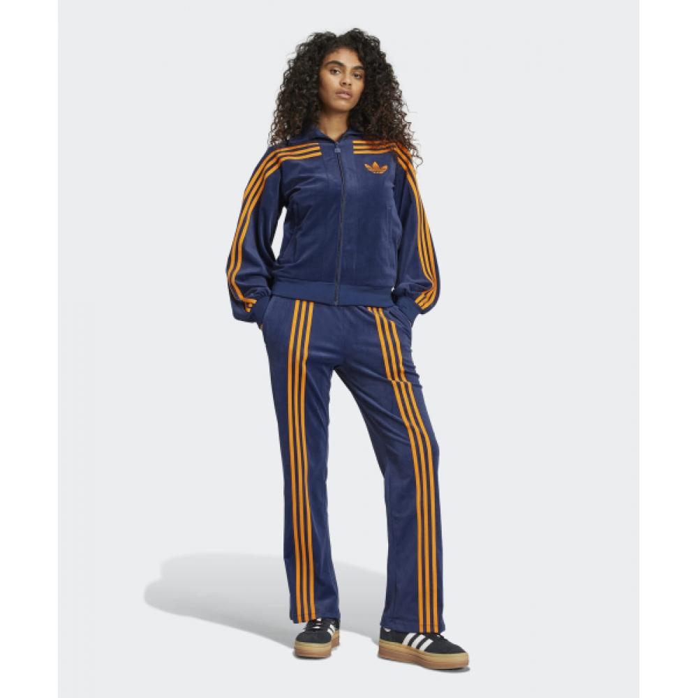 ジャケット adidas 70s velor track top navy orange Buy Adidas 70s Velour Track Top Navy Orange Jn8287 at