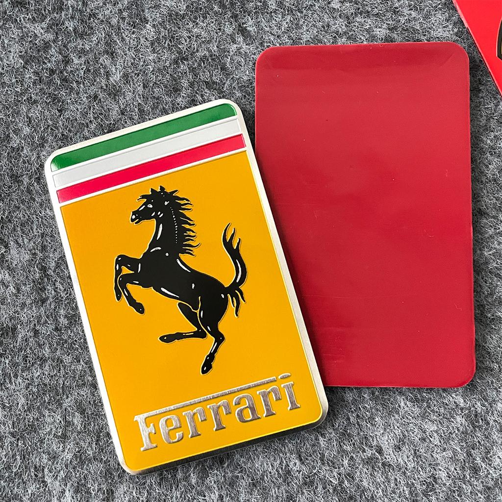Aluminum Badge Sticker Body Trunk Window Decoration Decal For Ferrari 599 F12 Berlinetta 812Superfast Portofino Roma Purosangue KL8