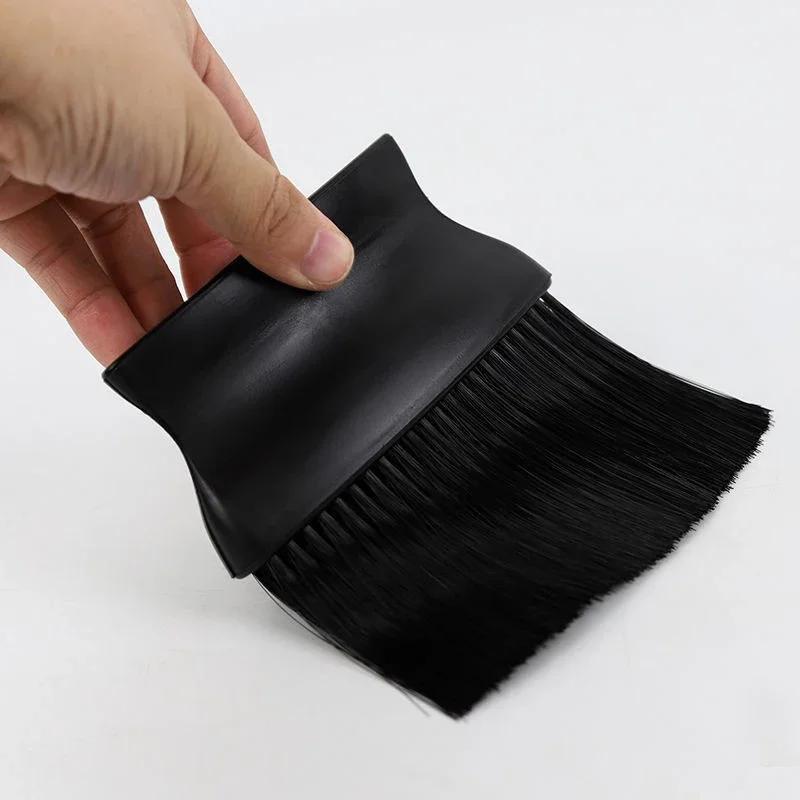 Soft Fiber Neck Face Duster Brushes Barber Hair Clean Hairbrush Salon Cutting Hairdressing Styling Makeup Tool Men Beard Brush