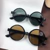 UV Protection Lightweight Comfortable Durable High Quality Retro Edgy Punk Round Shaped For Both Male Sun Glasses