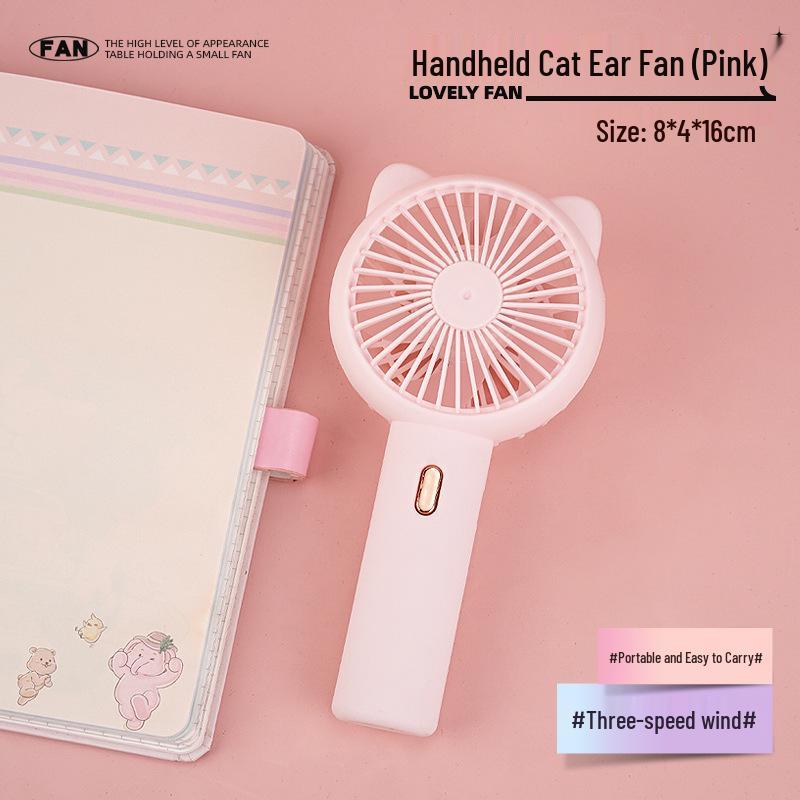 

High-Speed USB Portable Handheld Fan with 120-Speed Digital Display - Ideal for Outdoor, Household, and Desktop Use USB