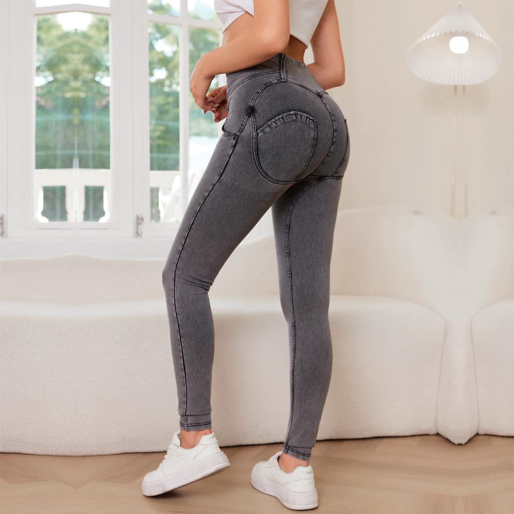 Shascullfites Melody Lässig Sexy Klassische Denim-Hose Mode Hohe Taille Hohe Qualität Po-Lifting Stretch Skinny Damenjeans