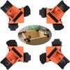 Woodworking 90° Right Angle Clamps Adjustable Spring Corner Fixers for Photo Frame Cupboard DIY Drilling Positioning
