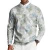 Men's Round Neck Long Sleeve Ribbed Knit Pullover