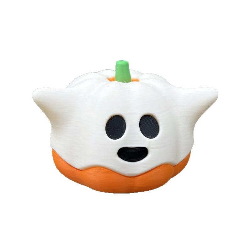 

3D Printed Halloween Ghost Pumpkin Festival Home Decor - Practical Decorative Statues Desk Ornaments for Seasonal Home Accents