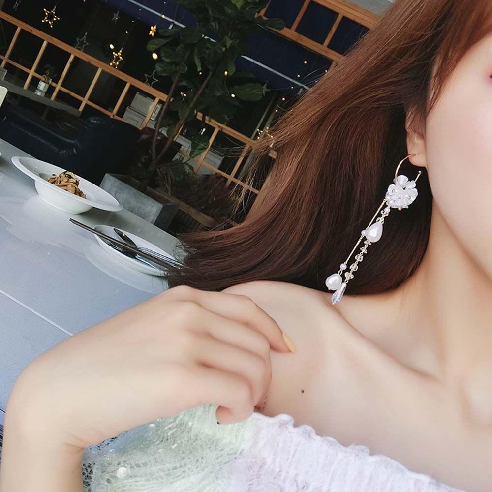 Long Water drop Fringed For Women Vintage Dangle Earrings Jewelry Tassels Earrings Drop Earrings
