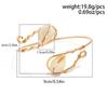Ingemark 2025 New Creative Conch Open Bangles for Women Vintage Elegant Adjustable Spiral Arm Bracelets Summer Charm Jewelry