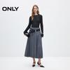 ONLY Women's 3D Knotted Stitching Slim Fit Long Sleeve T-Shirt