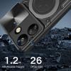 For Xiaomi Redmi 13C 4G/Poco C65 4G Case Slide Camera Lid TPU+PC Hybrid Phone Cover with Kickstand