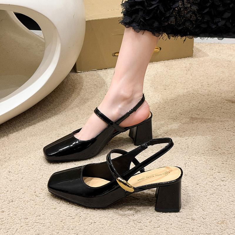 Fashion French Retro Women Shoe 2024 Autumn Lacquer Leather Bow Single Shoe Fashion Mary Jane Shoe Women Low Heels Elegant Leather Shoes