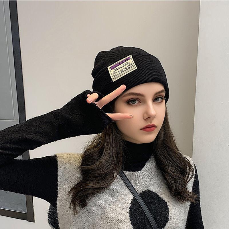 Korean Version of Autumn and Winter New Women's Outdoor Warm and Fashionable Small Basin Hat Casual Travel Color Blocking Bucket Hat