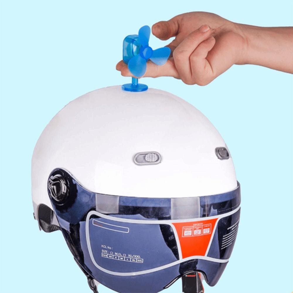 Warning Effect Motorcycle Helmet Accessories Mini Windmill LED Light  Electric Vehicle