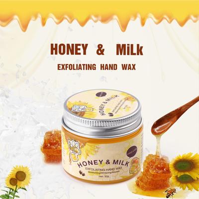 Honey Milk Hand Wax Mask  Moisturizing  Nourishing And Whitening Hands  Hand Mask Cream Exfoliation Is Suitable For Cracked Hands  Dry And Aging Hands