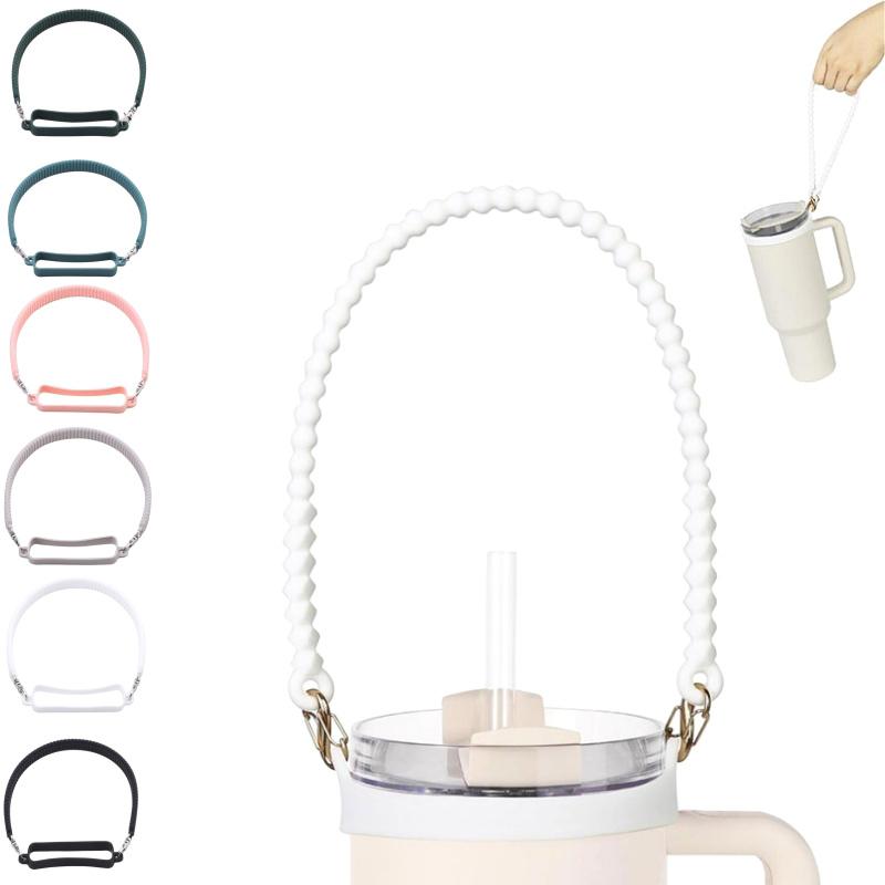 Rukojeť na láhev na vodu Popruh Držák na láhev na vodu Měkký Odolný Silikon Pro Většinu Lahví 8-40Oz Příslušenství ke kelímkům