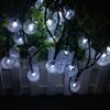 Customized Seven-Color Solar LED Outdoor Waterproof Camping String Lights - Crystal Christmas Bulb Decoration.