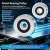 1Pcs U Groove Rolling Wheel 10*40*12.5Mm Grooved Bearing Pulley 8Mm Wire Rope Over Line Wheel 4Cm Guide Wheel